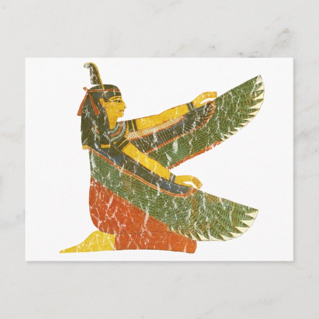 Maat Kneeling Postkarte (Vorderseite)