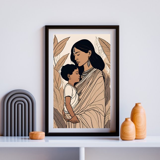 Maatr Sanskrit Kunst Druck Poster (Von Creator hochgeladen)