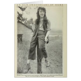 Mabel Normand 1917 Produktionsfotografie