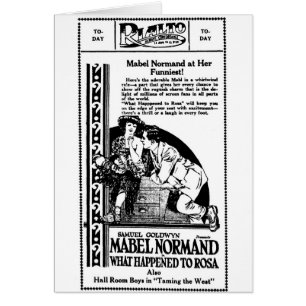 Mabel Normand, was Rosa 1921 geschah