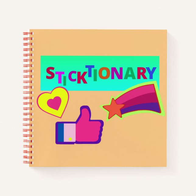 Mabel Pines Sticktionary Notizbuch (Vorderseite)