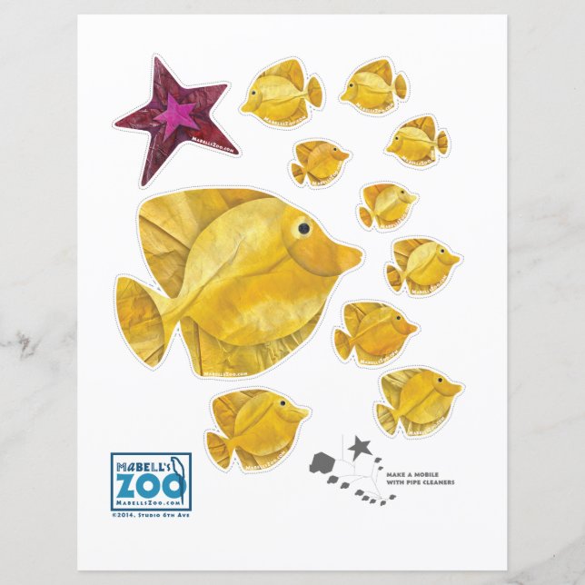 Mabell's Zoo Fish Cutout (Vorderseite)