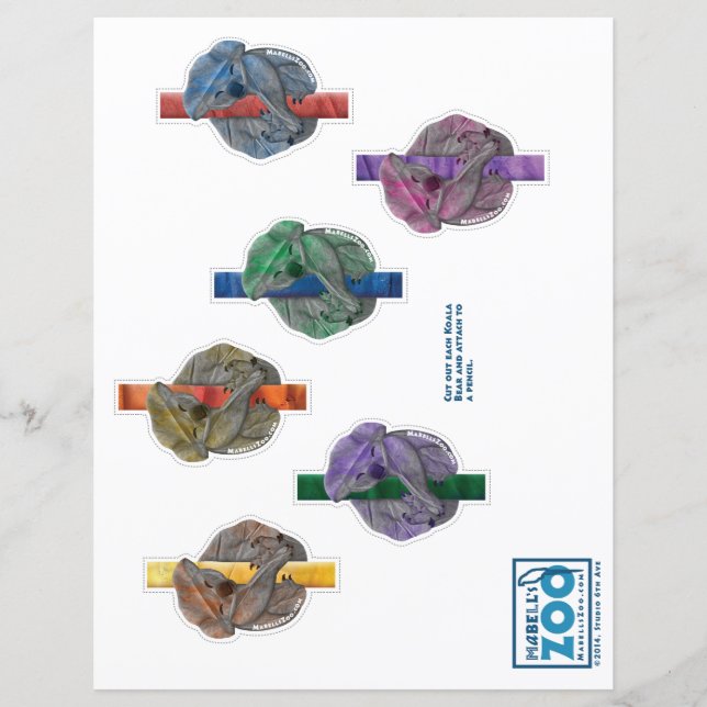 Mabell's Zoo Koala Bären Cutout (Vorderseite)