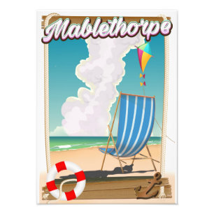 Mablethorpe Ferienposter Fotodruck