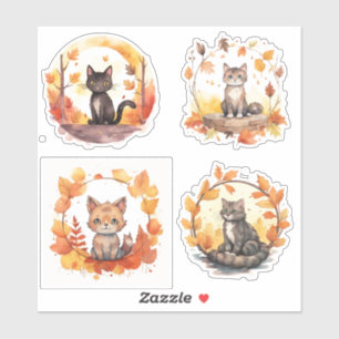 Mabon Cats Vinyl Sticker Set