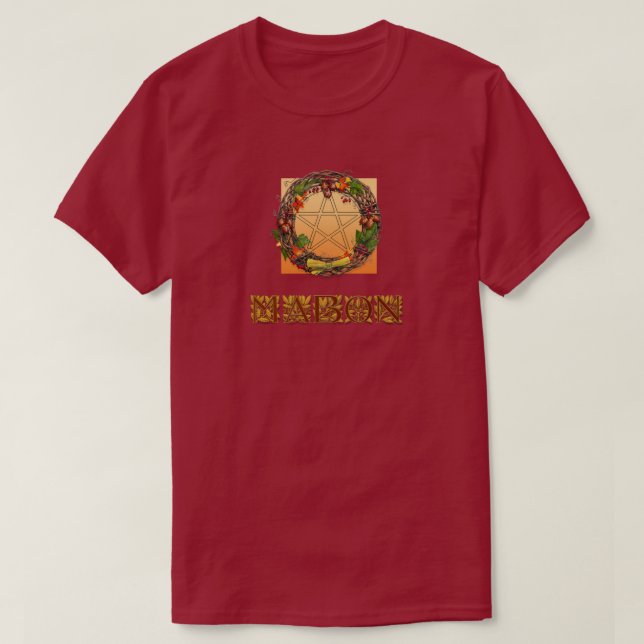 Mabon Kreath mit Eak Letters T-Shirt (Design vorne)