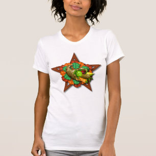 Mabon Pentagram mit pflanzlicher Cornucopie T-Shirt