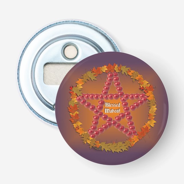 Mabon Pentagramm Flaschenöffner (Vorderseite)
