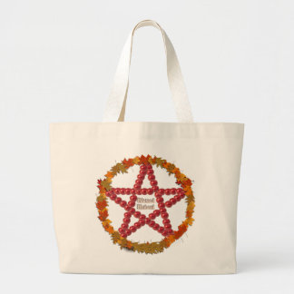 Mabon Pentagramm Jumbo Stoffbeutel
