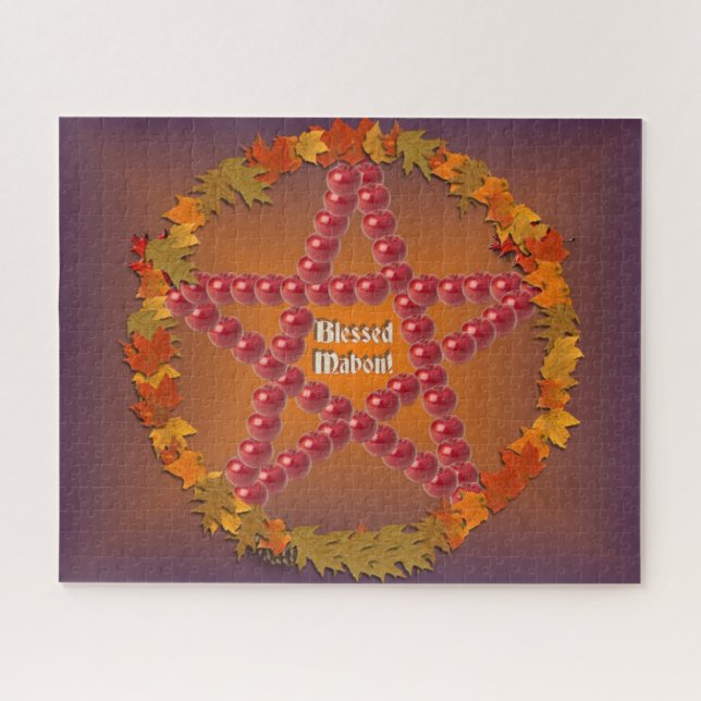 Mabon Pentagramm Puzzle (Horizontal)
