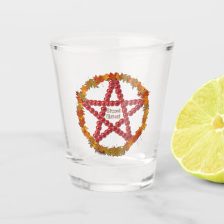 Mabon Pentagramm Schnapsglas