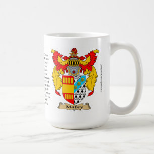 Mabry, der Ursprung, die Bedeutung und das Wappen Tasse