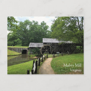 Mabry Mill, Virginia Postkarte