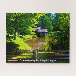 Mabry Mills Virginia Jigsaw Puzzle