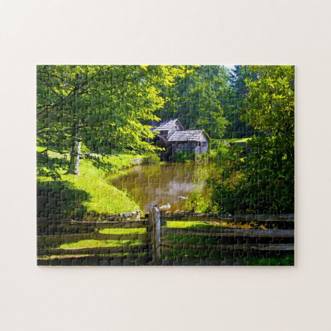 Mabry Mills Virginia Puzzle (Horizontal)