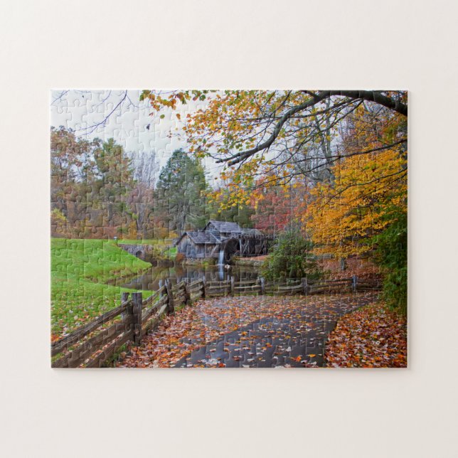 Mabry Mühle im Herbst Puzzle (Horizontal)