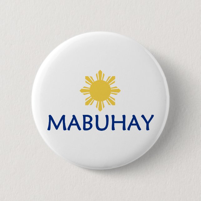 Mabuhay Button (Vorderseite)