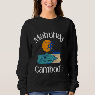 Mabuhay Kambodscha Philippinen Begrüßung Tagalog P Sweatshirt