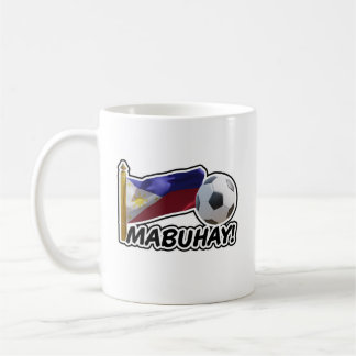 Mabuhay! Philippines Soccer Cheer Kaffeetasse