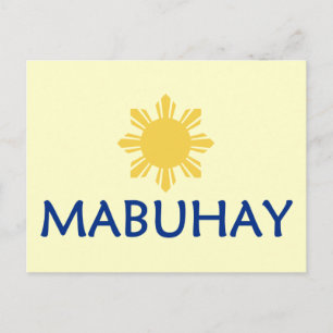 Mabuhay Postkarte