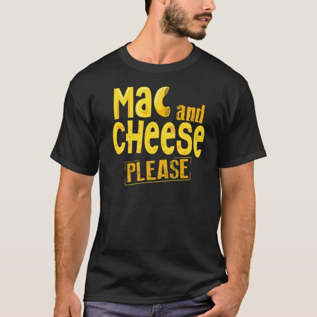 Mac and Cheese Food Mac T-Shirt (Vorderseite)