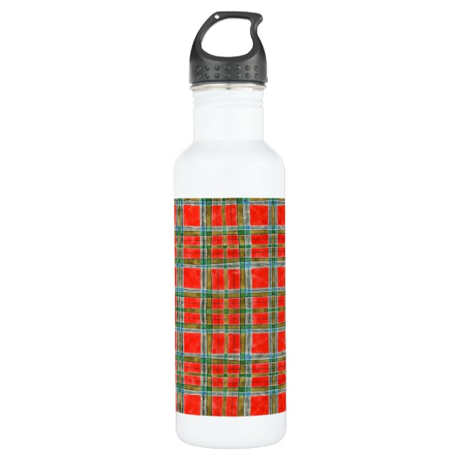 MAC BAIN TARTAN 24oz Wasserflasche Edelstahlflasche (Vorderseite)