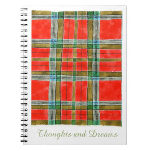 MAC BAIN TARTAN 6,5x8,75 Notizbuch Notizblock