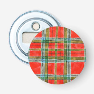 MAC BAIN TARTAN Schaltfläche Flaschenöffner