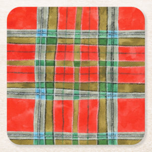 MAC BAIN TARTAN Square Paper Untersetzer