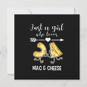 Mac & Cheese-Shirt Lustiges Mac-und-Käse-Liebhaber Einladung