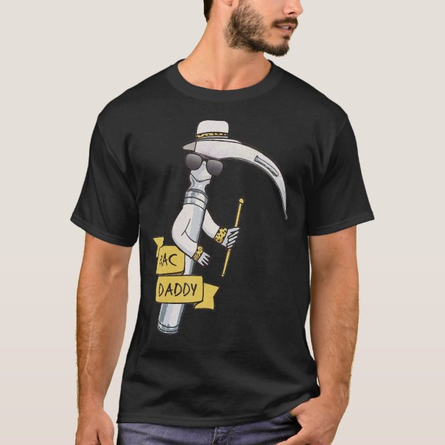 Mac Daddy Anästhesie Laryngoscope Anästhesist CRNA T-Shirt (Vorderseite)