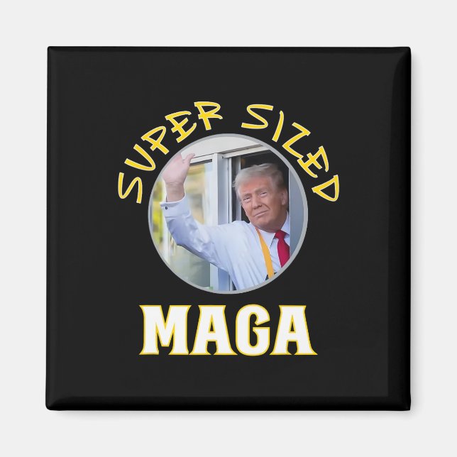 Mac Daddy Trump Vance 2024 macht Fries Magnet (Vorne)