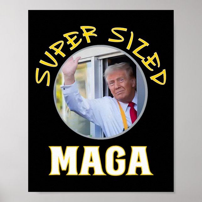 Mac Daddy Trump Vance 2024 macht Fries Poster (Vorne)