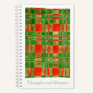 MAC GREGOR TARTAN 5.5x8.5 SpiralNotebook Notizbuch