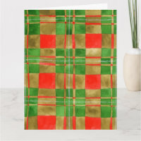 MAC GREGOR TARTAN Big Birthday Card