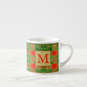 MAC GREGOR TARTAN Espresso Cup + Initial Espressotasse