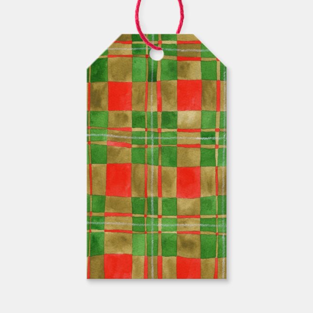 MAC GREGOR TARTAN-Geschenketags Geschenkanhänger (Vorderseite)