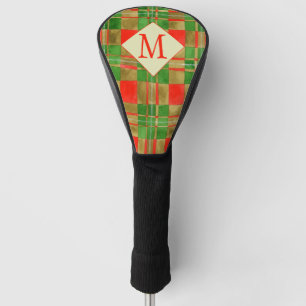 MAC GREGOR TARTAN Golf Driver Cover + Initial Headcover