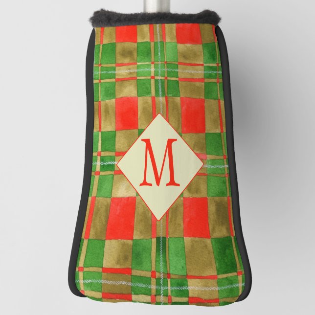 MAC GREGOR TARTAN Golf Putter Cover + Initial Headcover (Rotieren 90)