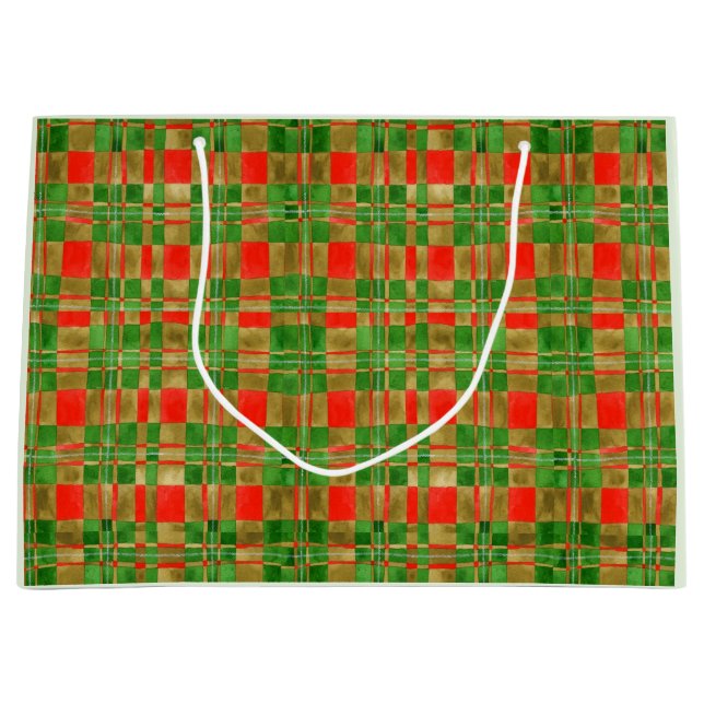 MAC GREGOR TARTAN Große Geschenktasche Geschenktüte (Vorderseite)