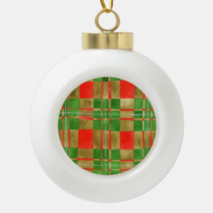 MAC GREGOR TARTAN Keramik Ball Ornament