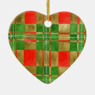 MAC GREGOR TARTAN Keramik-Herzanhänger Keramik Ornament