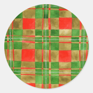 MAC GREGOR TARTAN Kleine Round Stickers
