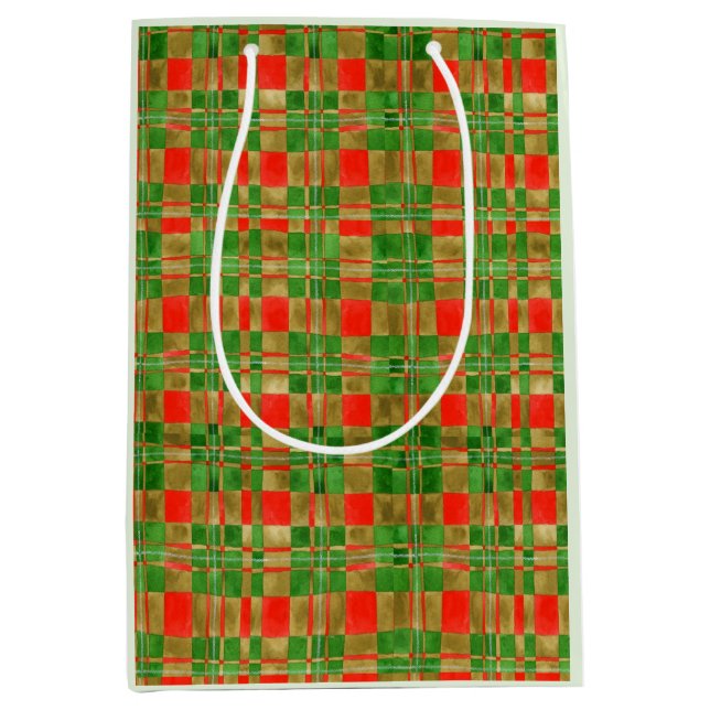 MAC GREGOR TARTAN Mittlere Geschenktasche Geschenktüte (Vorderseite)