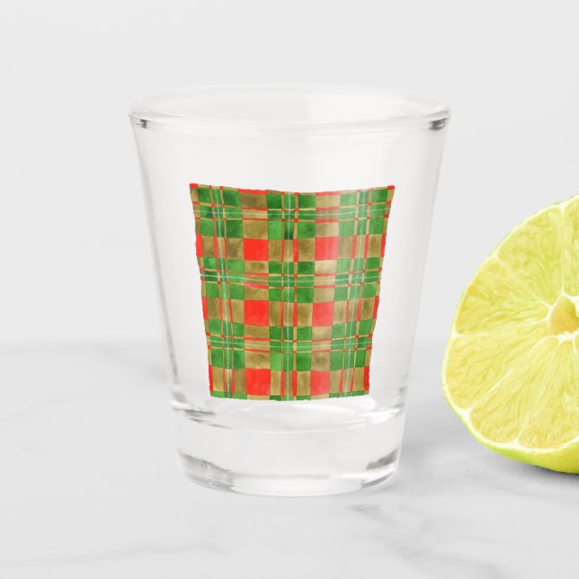 MAC GREGOR TARTAN Shot Glass Schnapsglas (Vorderseite)