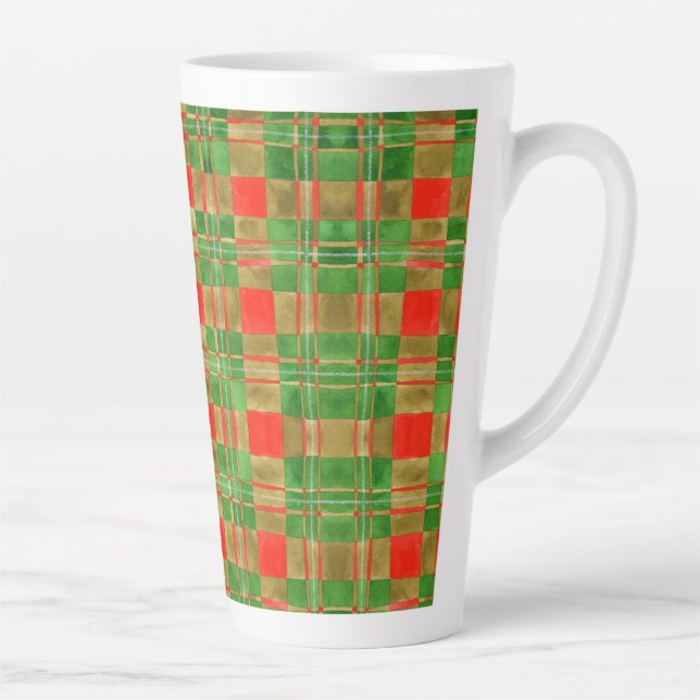 MAC GREGOR TARTAN Tall Latte Tasse (Rechts)