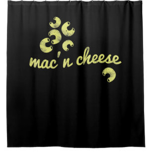 Mac-Käse Spaß Koch Spaß Geschenk Duschvorhang