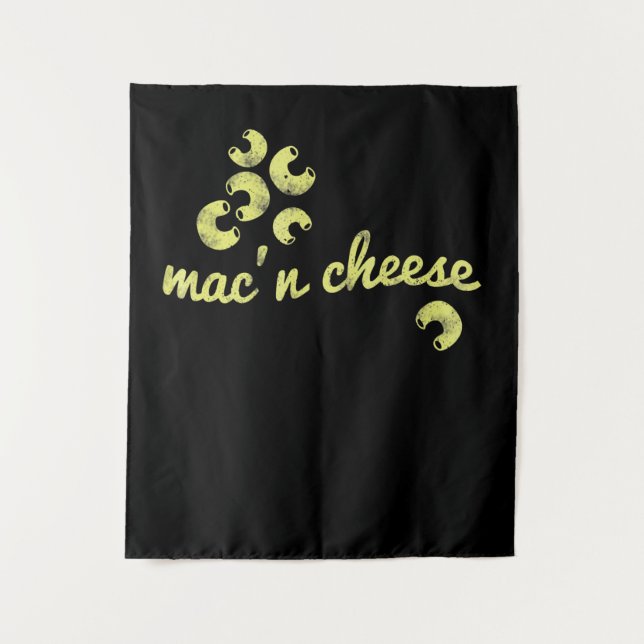 Mac-Käse | Spaß Koch Spaß Geschenk Wandteppich (Vorderseite)