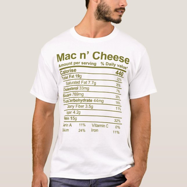 Mac-Käse T-Shirt (Vorderseite)