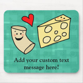 Mac-Liebe-Käse, lustiges niedliches Makkaroni + Mousepad